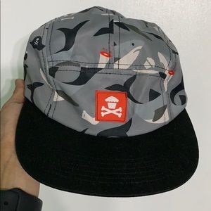 COPY - Johnny Cupcakes shark five panel hat